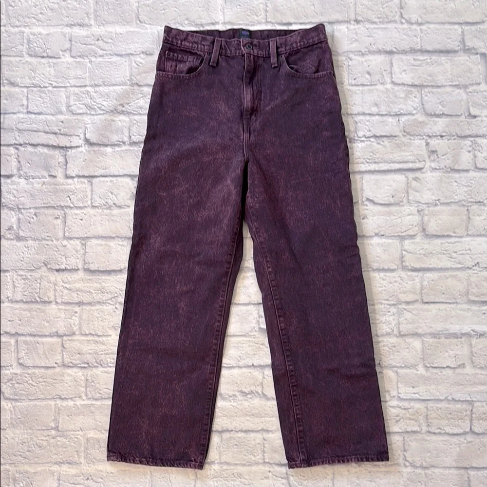 Levi’s X Deepika Padukone Straight Leg High Waisted Purple Denim Jeans Size 30 - Picture 3 of 16